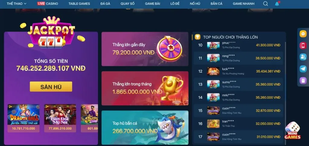 Sự kiện đặc biệt Zbet Nổ Hũ